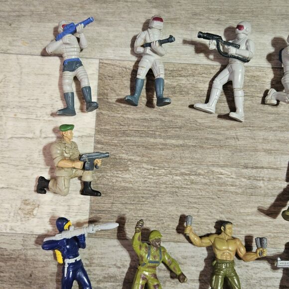 Vintage 1980s Mattel GUTS! Action Figure Lot 18 Minifigure Several Varieties VTG - Picture 6 of 11